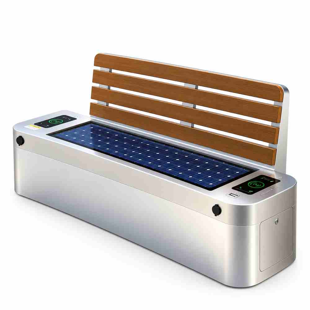 Panchine smart: ricarica smartphone, energia solare e design per gli spazi pubblici