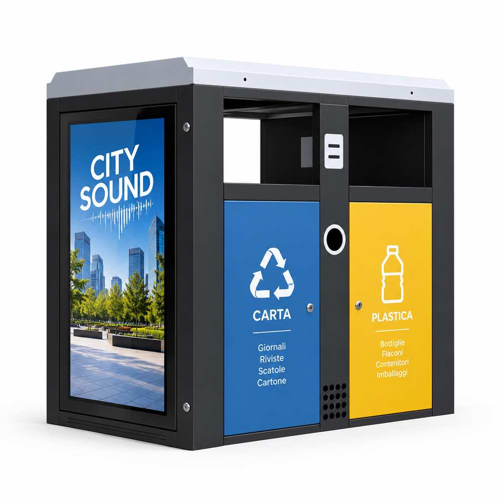 CESTINO INTELLIGENTE CON DISPLAY LCD - CESTINO SMART ZX-WB-0010