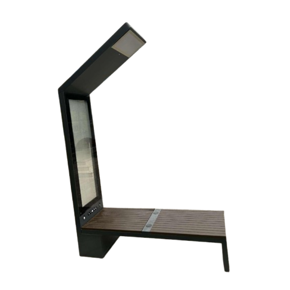 PANCHINA SMART SUN - Panchina ricarica smartphone con pannelli fotovoltaici