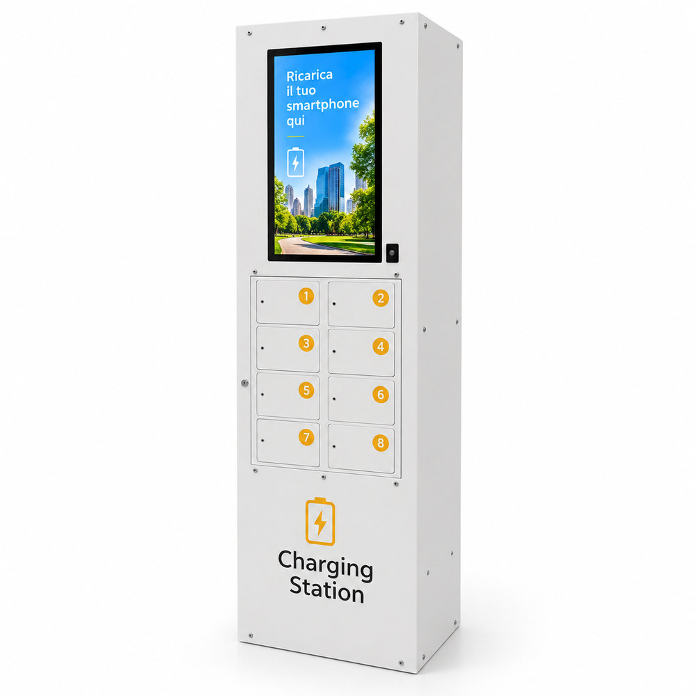TOTEM RAY - Charging station & Advertise